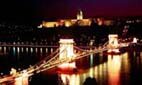 The Chainbridge at night